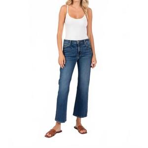 NEW LETTER TO JULIET venice straight leg jean in blue